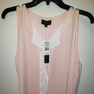 NWT: My Michelle Pink Sheer Top